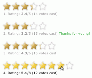 star rating plugin